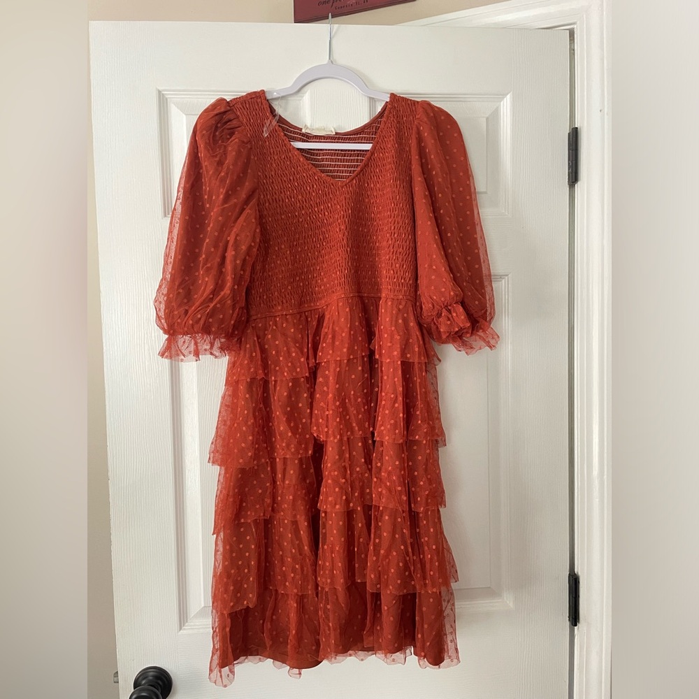 *NWT* Cute orange dress. Perfect for fall🍁 Never been worn.